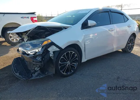 2016 Toyota Corolla S Plus z USA, uszkodzony, nr VIN 2T1BURHE0GC692939